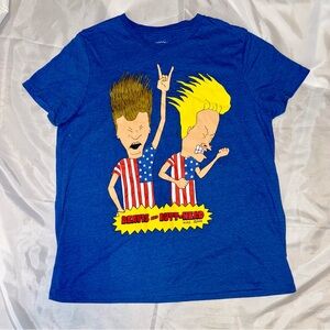 MTV Beavis & Butthead‎ Mike Judge Blue T-Shirt Men’s XL Unisex Gift idea